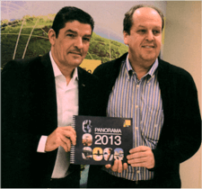 Vinicius Lages, ministro do Turismo, em visita a sede da ABEAR